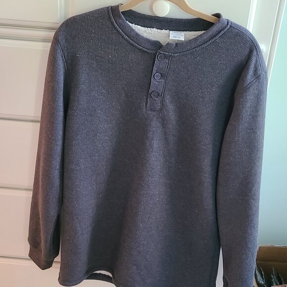 London Fog Supply Company Gray Pullover Large NWT - Picture 1 of 5